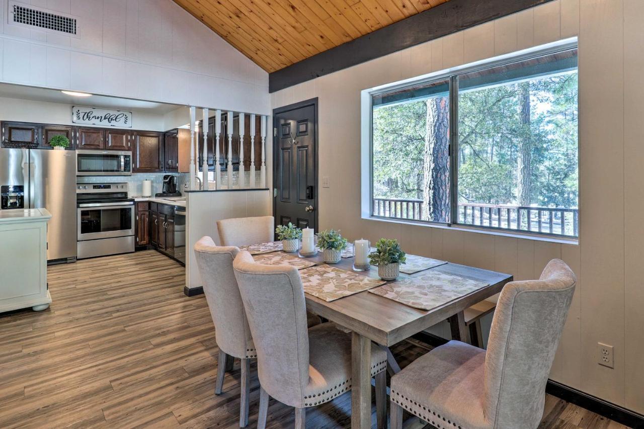 Rustic-Chic Prescott Cabin With Deck In Wooded Area! Luaran gambar