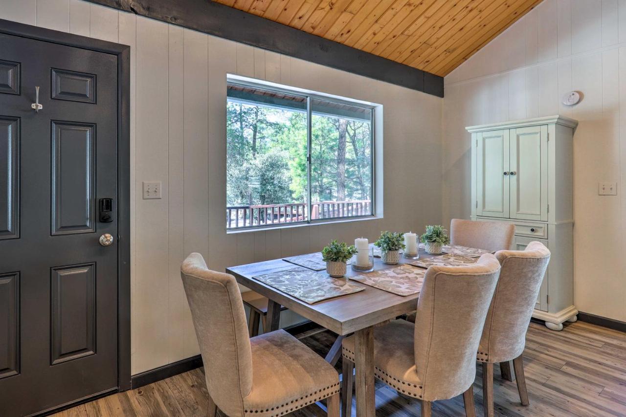 Rustic-Chic Prescott Cabin With Deck In Wooded Area! Luaran gambar